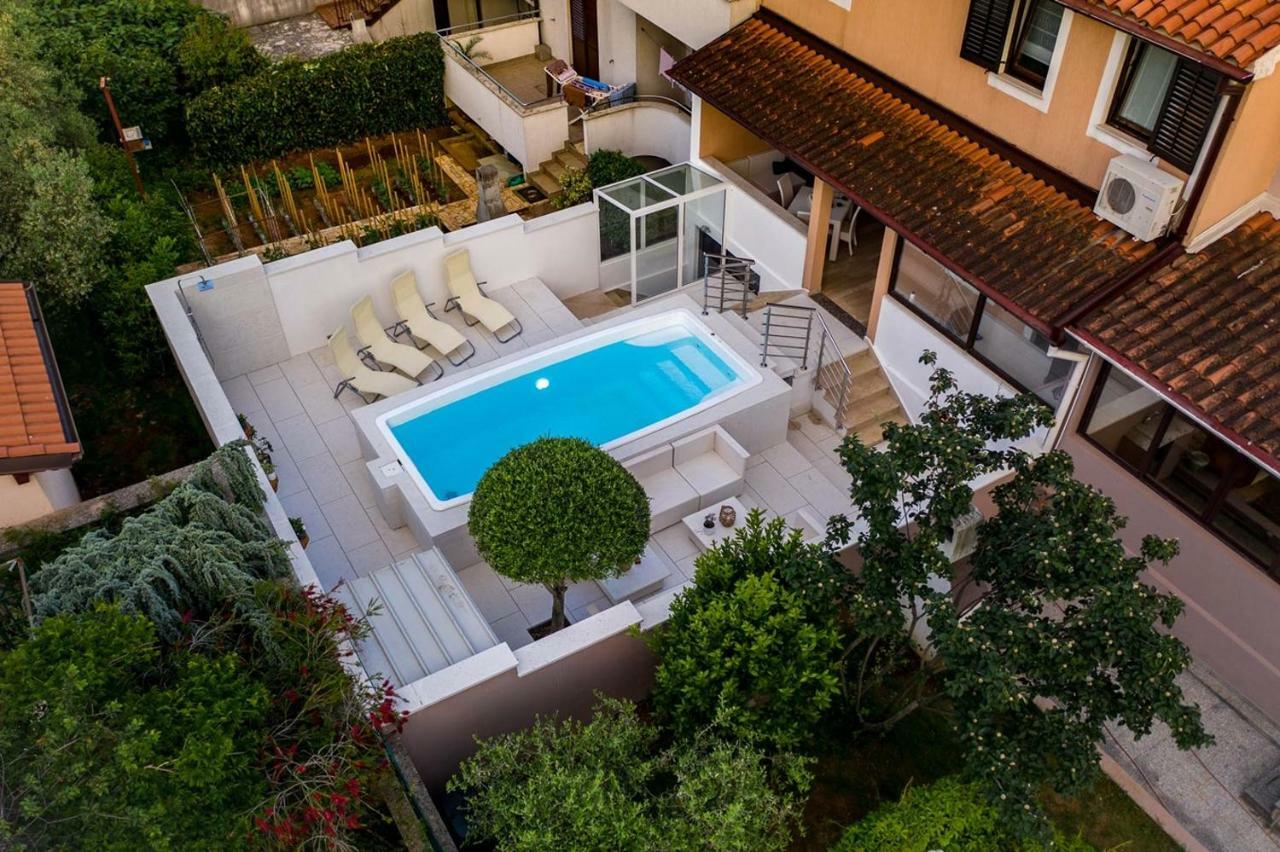 Cave Romane Apartment With Private Pool And Sea View Винкуран Екстер'єр фото